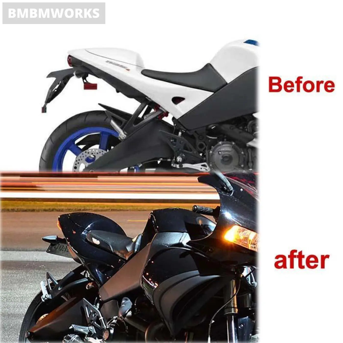 License Plate Holder Frame Rear Tail Tidy Fender Eliminator Kit Buell 1125 R 112