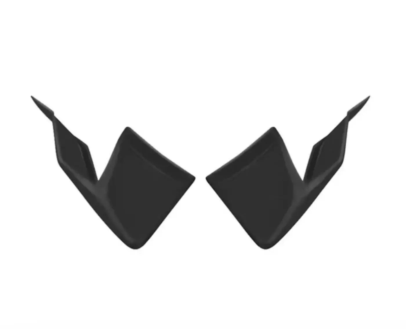 Matte Black Left Right Front Pneumatic Fairing Wing Tip Cover Yamaha R25 R3 2022