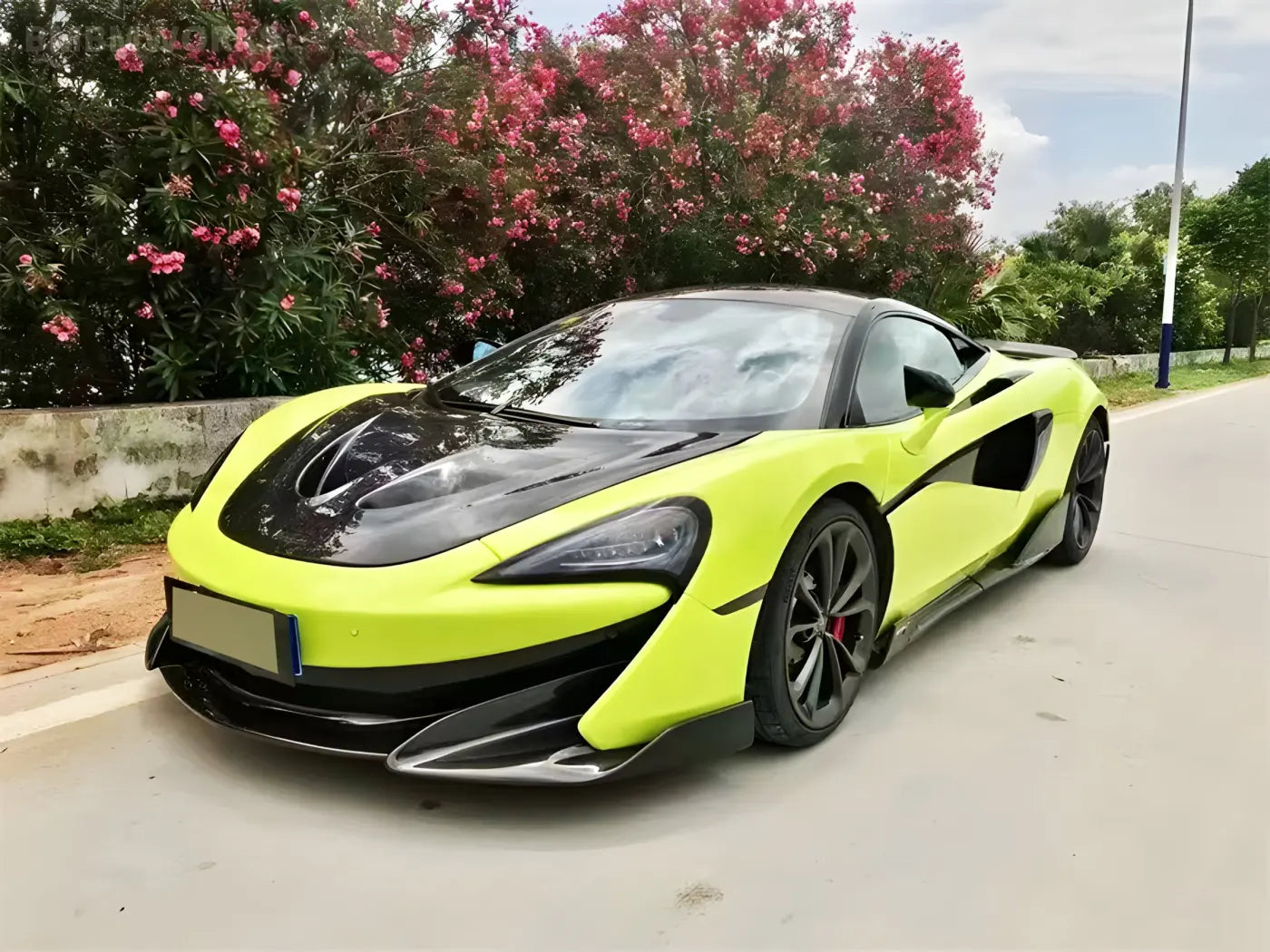 McLaren 540C/570S/570GT/600LT Carbon Fiber Front Bumper Engine Hood Bonnet Cover Body Kits & Performance 4