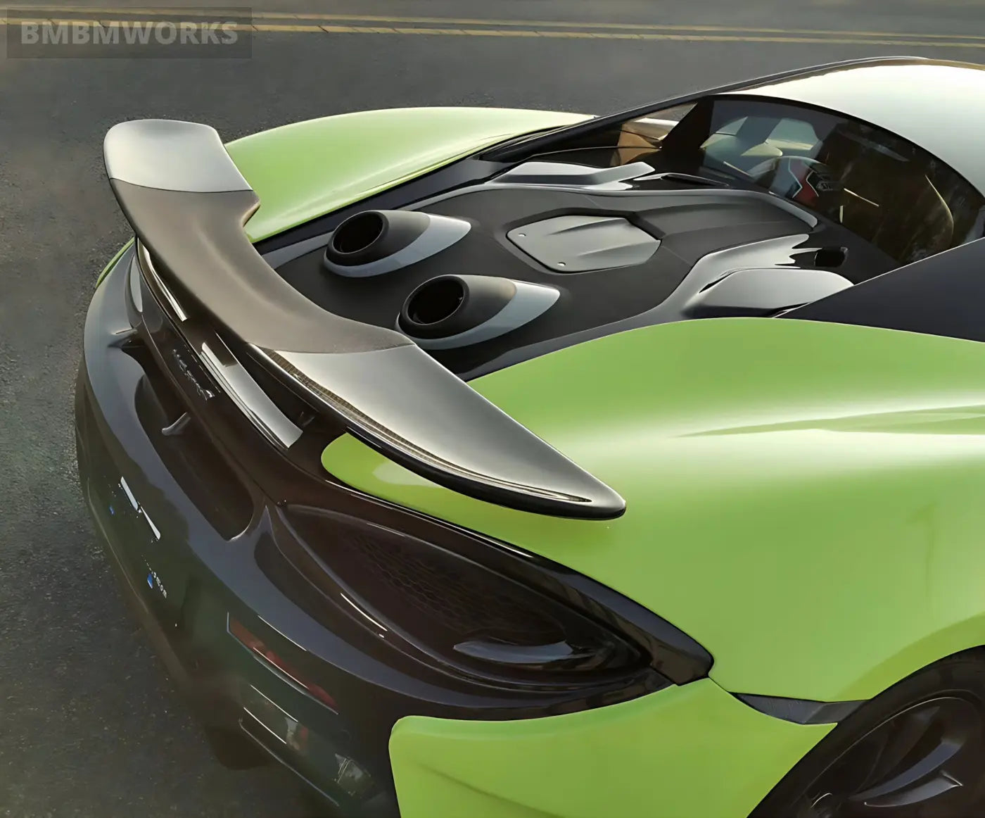 McLaren 540C/570S/570GT Forged Carbon Fiber Spoiler - Wing Body Kits & Performance