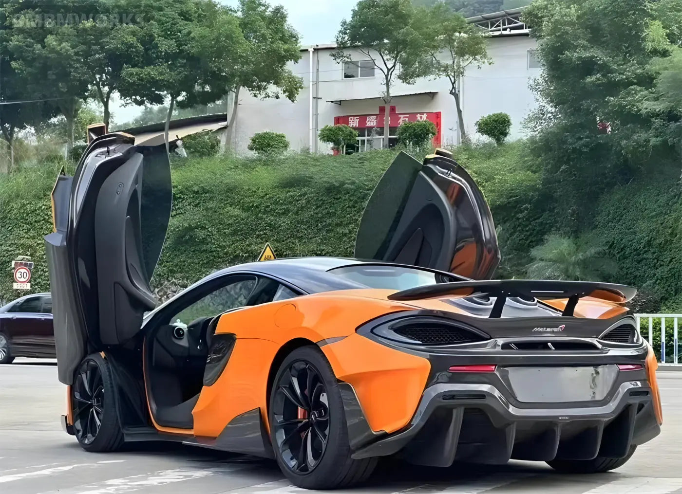 McLaren 540C/570S Carbon Fiber Rear Bumper Body Kit Body Kits & Performance 4