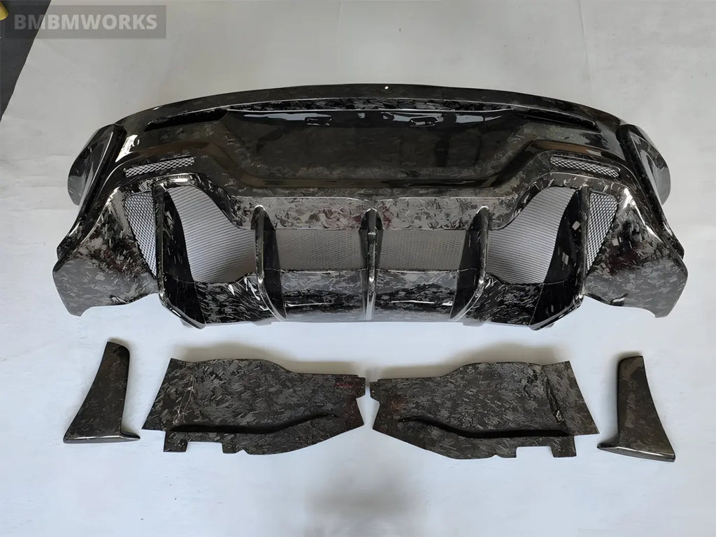 McLaren 570/570S/540 Upgraded 600LT-Style Forged Carbon Fiber Rear Bumper and Rear Spoiler Body Kit Body Kits &