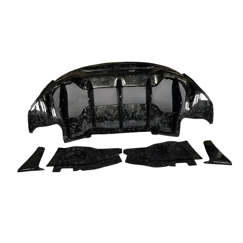 McLaren 570/570S/540 Upgraded 600LT-Style Forged Carbon Fiber Rear Bumper and Rear Spoiler Body Kit Body Kits &