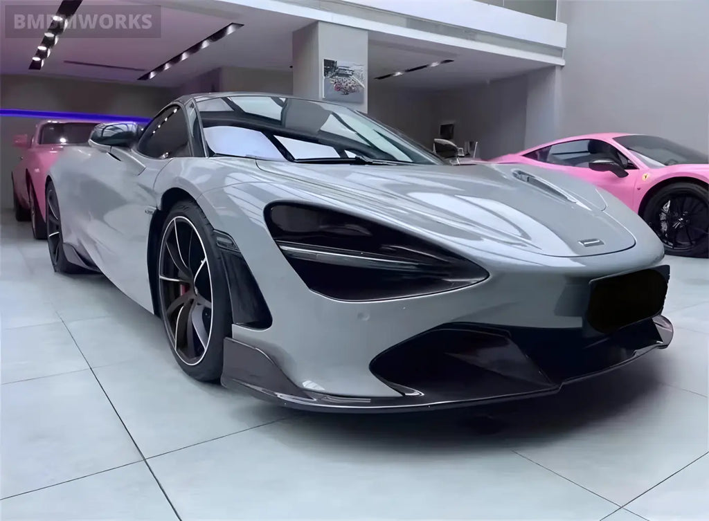 McLaren 720S Carbon Fiber Front Bumper Lip Separator Body Kit Body Kits & Performance 4