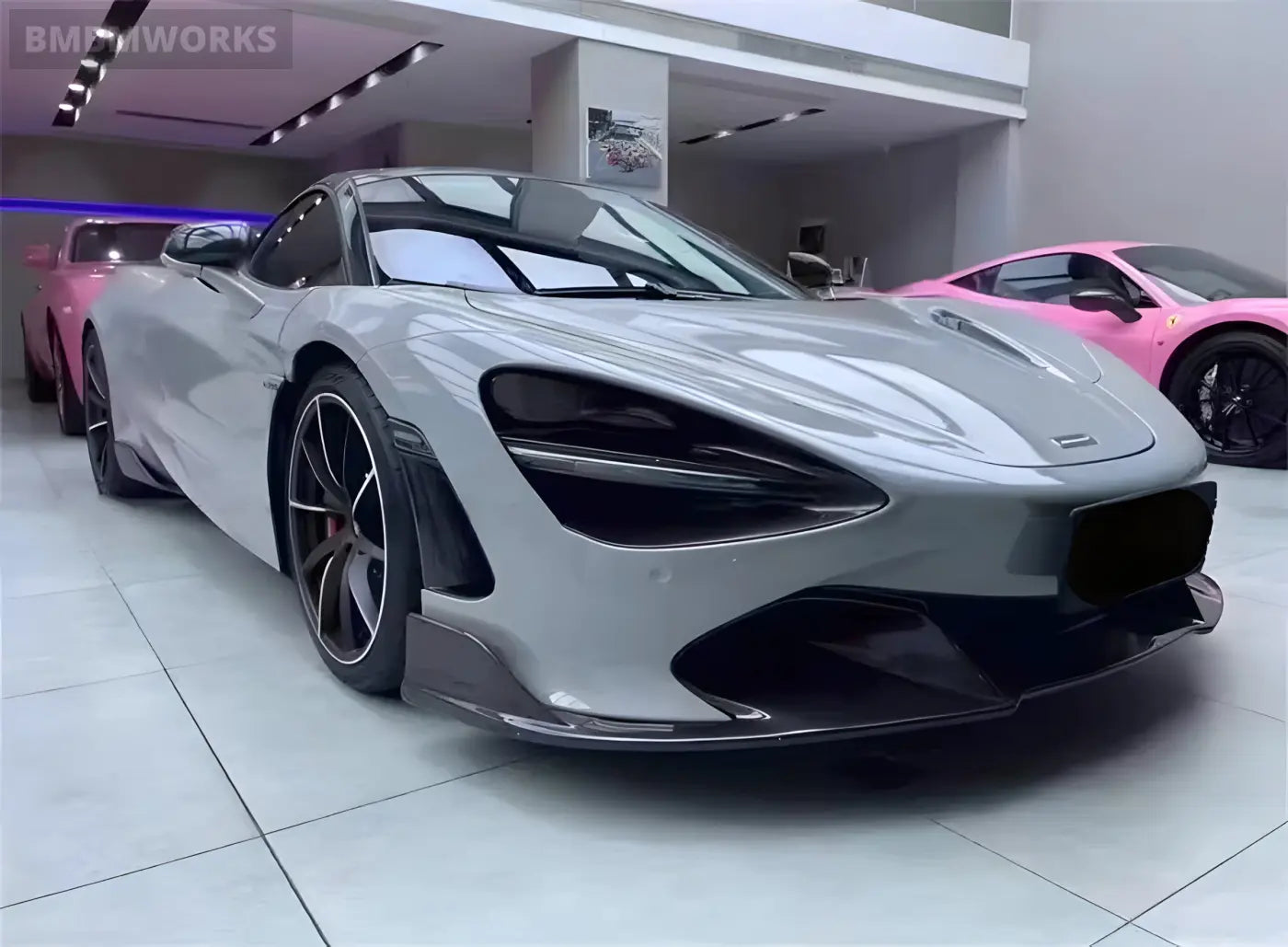 McLaren 720S Carbon Fiber Front Bumper Lip Separator Body Kit Body Kits & Performance 4