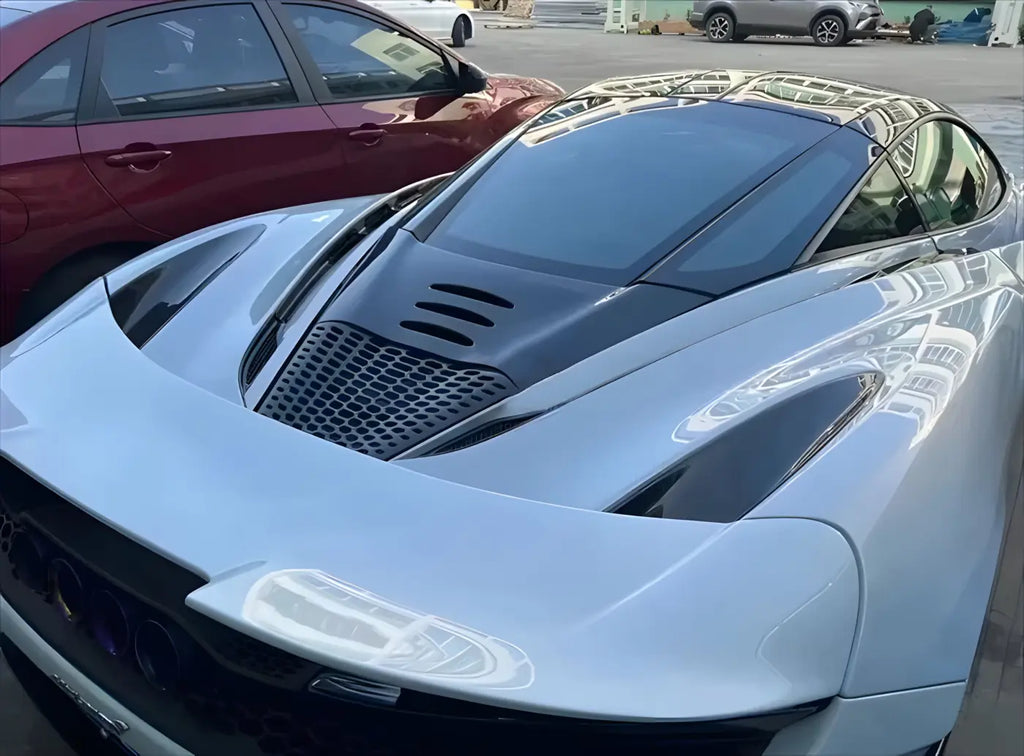 McLaren 720S Coupe Carbon Fiber Bonnet Rear Engine Cover Panel Body Kits & Performance 4