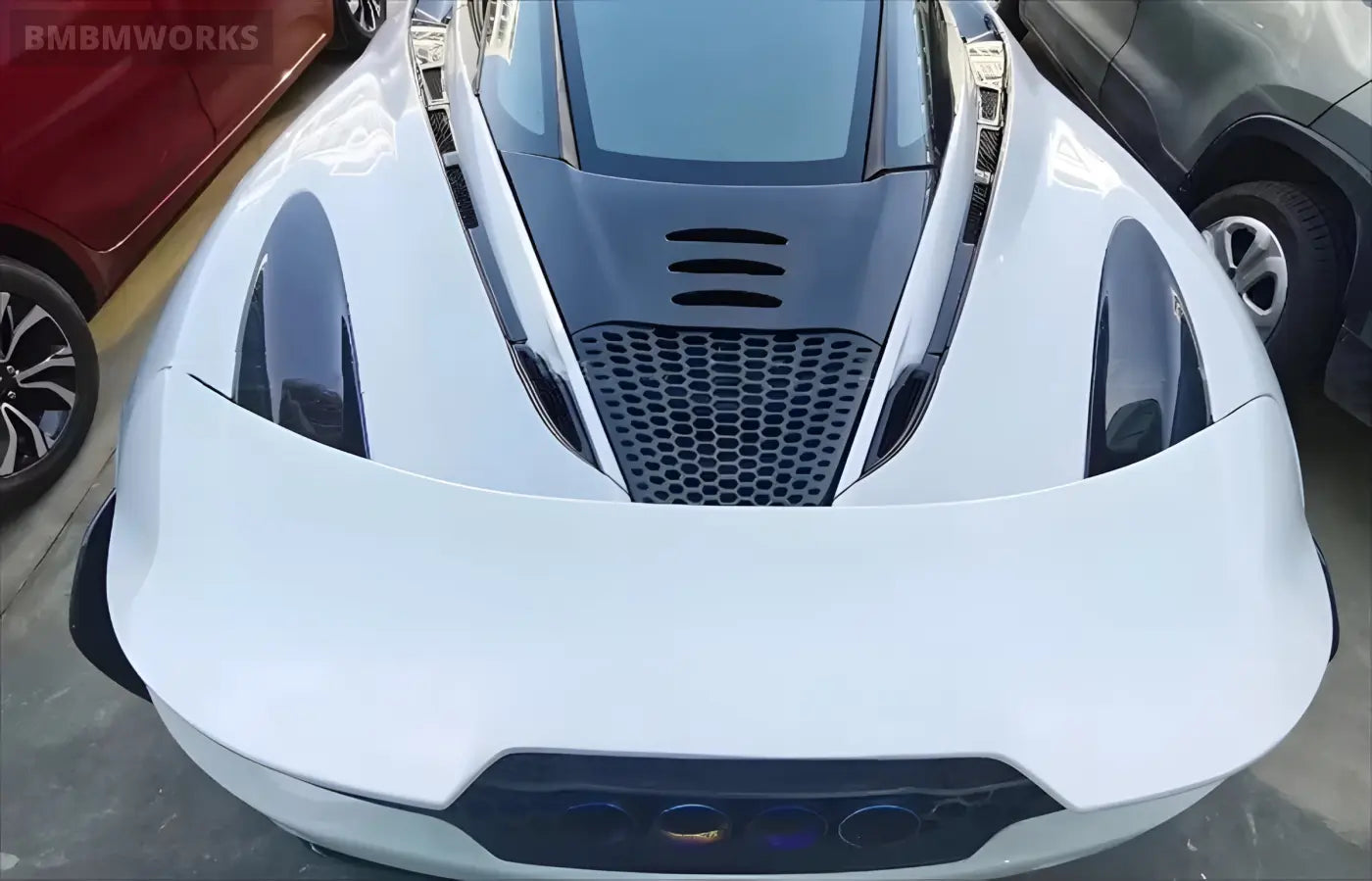 McLaren 720S Coupe Carbon Fiber Bonnet Rear Engine Cover Panel Body Kits & Performance 4