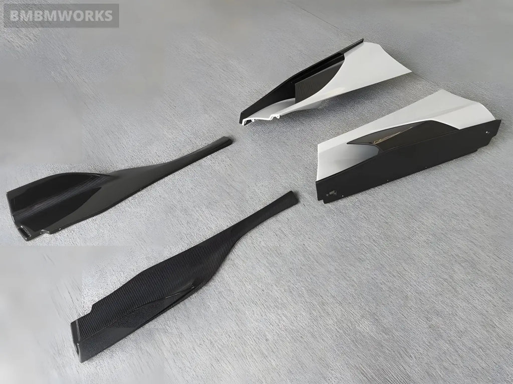 McLaren 720S Semi Carbon Fiber Side Skirts – 765LT Style (2015-2018) Body Kits & Performance 4