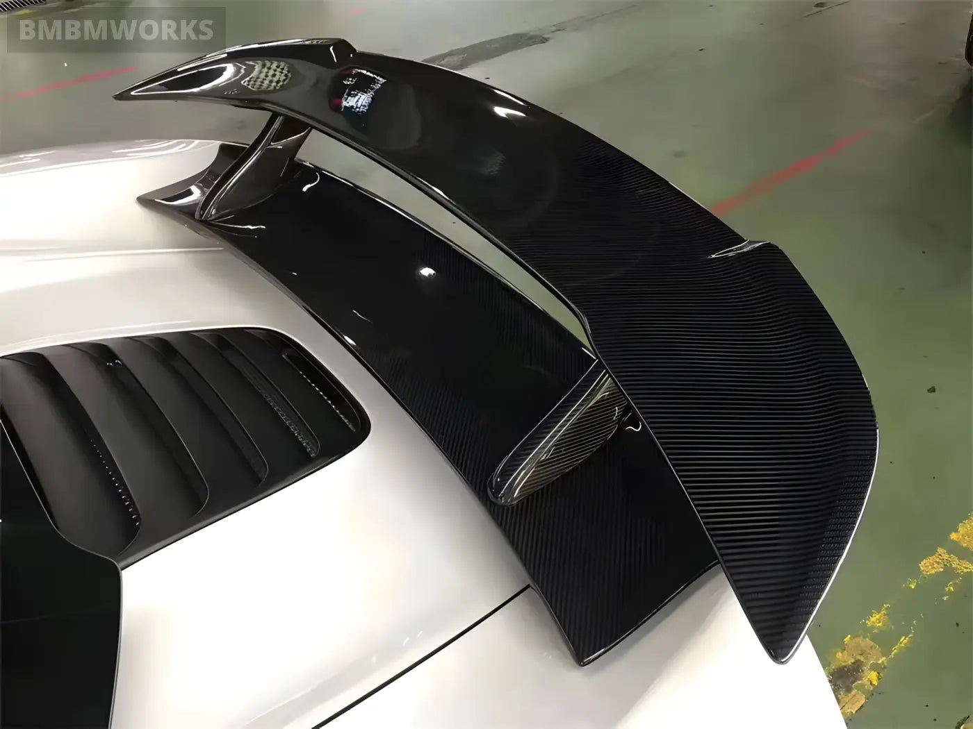 McLaren MP4-12C/650S Carbon Fiber Double-Layer Tail Wing Body Kit Body Kits & Performance 4