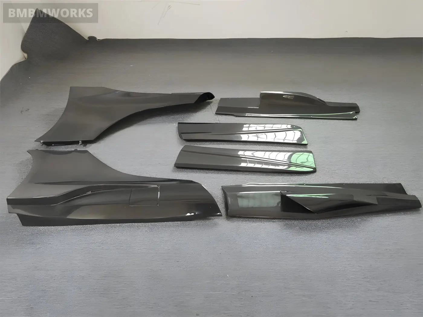 McLaren MP4/650S to 675LT-Style Carbon Fiber Side Skirts & Lip Spoilers Body Kit Body Kits & Performance 4