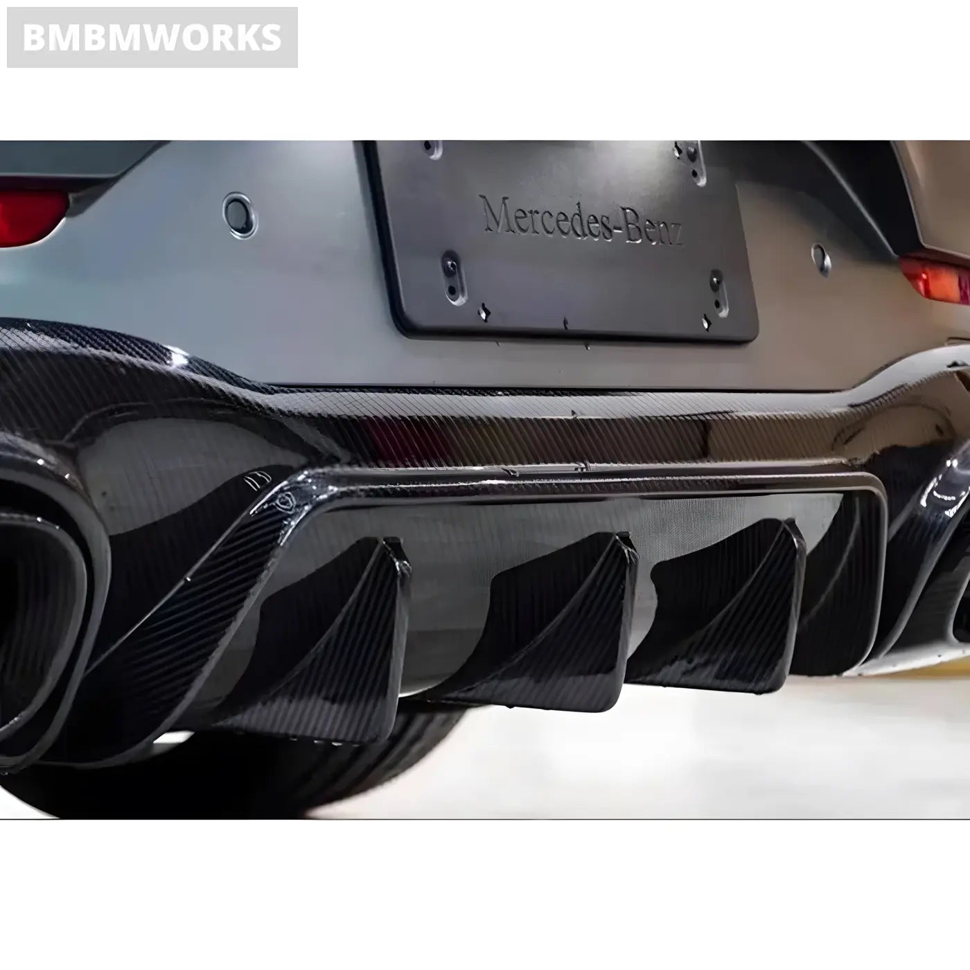Mercedes-Benz AMG GT GT50 GT53 GT63 Carbon Fiber Rear Bumper Diffuser Rear Splitters Spoiler Back Lip Body Kit Body