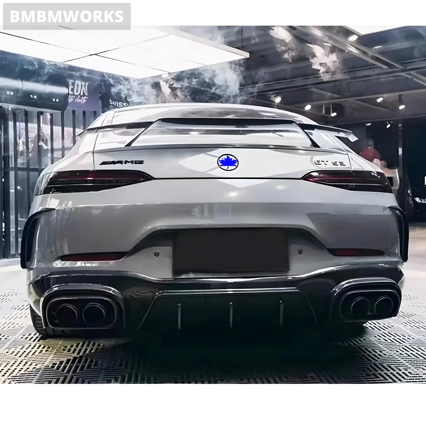 Mercedes-Benz AMG GT GT50 GT53 GT63 Carbon Fiber Rear Bumper Diffuser Rear Splitters Spoiler Back Lip Body Kit Body