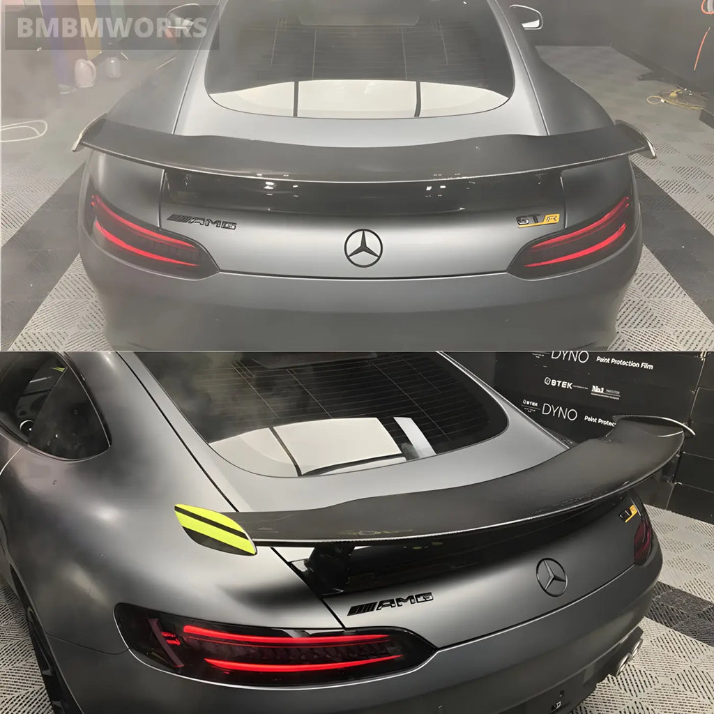 Mercedes-Benz AMG GT/GTS/GTR Carbon Fiber Rear Wing Lip Spoiler (2015-2018) Body Kits & Performance 4