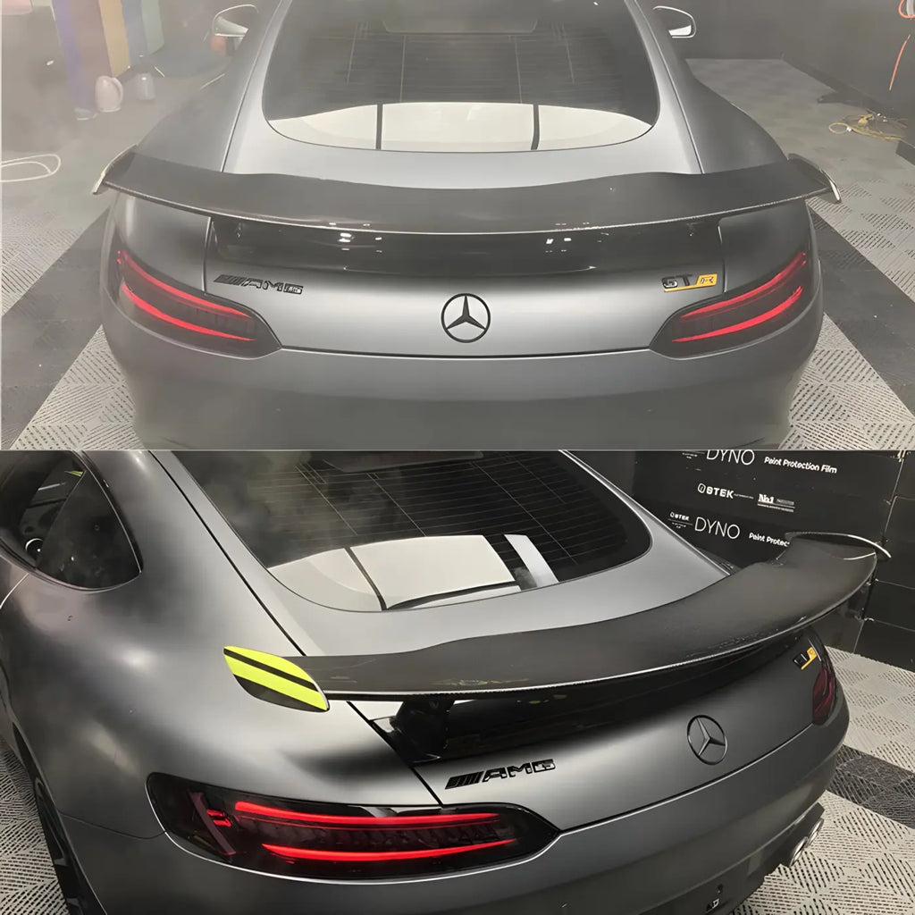 Mercedes-Benz AMG GT GTS GTR Carbon Fiber Spoiler Wing Lip Spoiler (2015-2018) Body Kits & Performance 2