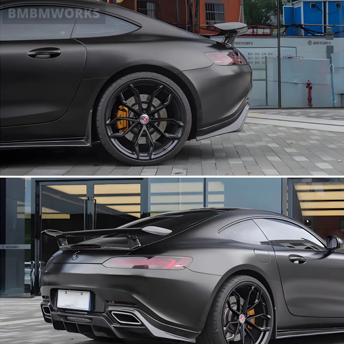 Mercedes-Benz AMG GT GTS GTR Carbon Fiber Spoiler Wing Lip Spoiler (2015-2018) Body Kits & Performance 2