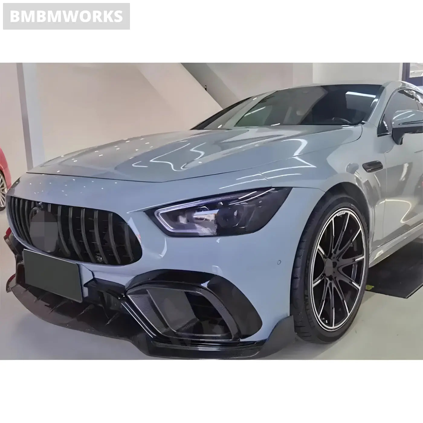 Mercedes-Benz AMG GT63/GT63S Carbon Fiber Front Bumper Lip Spoiler with Air Vent (2019-2023) Body Kits & Performance 4