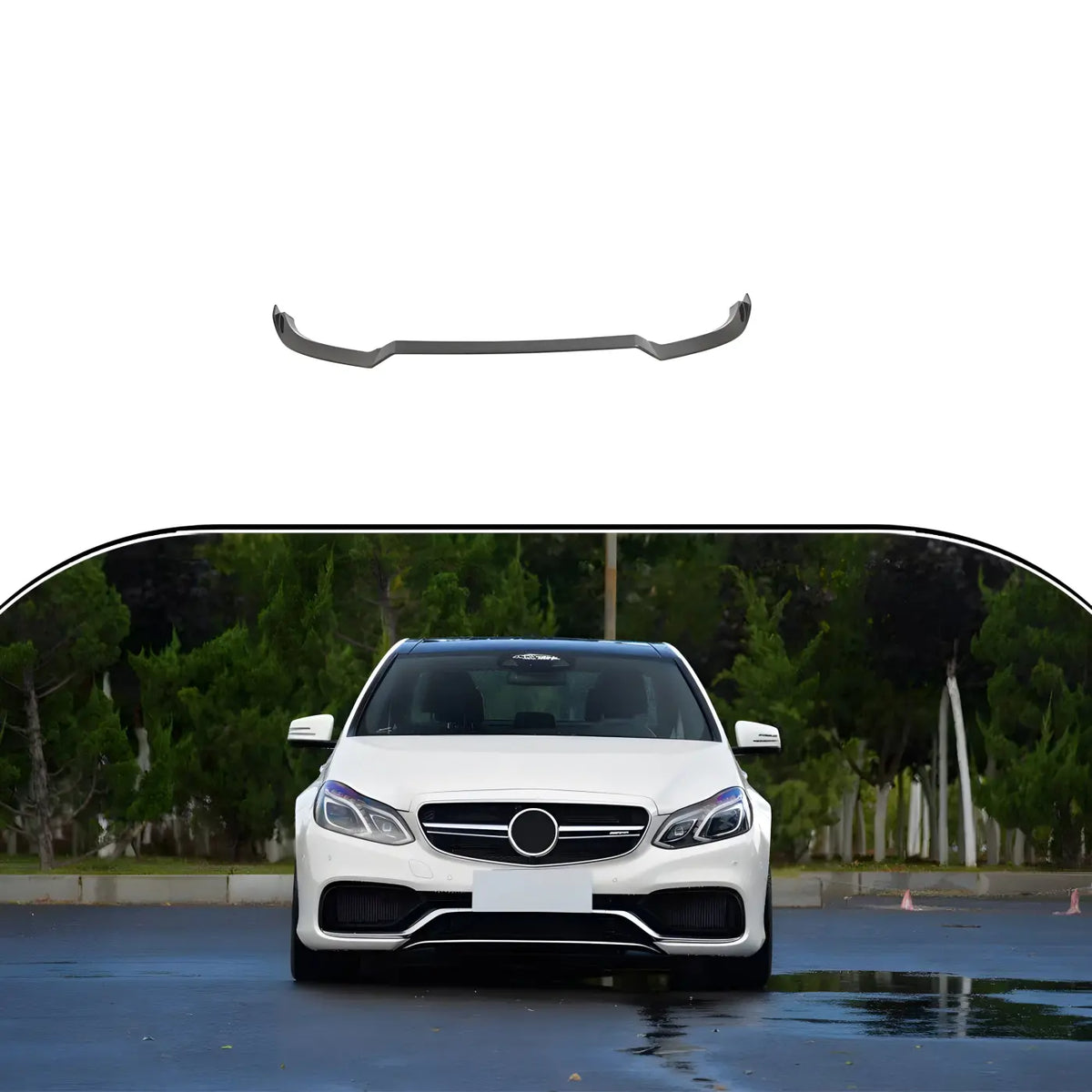 Mercedes-Benz E-Class AMG Carbon Fiber Front Bumper Lip Body Kit (2014–2015) Body Kits & Performance 2