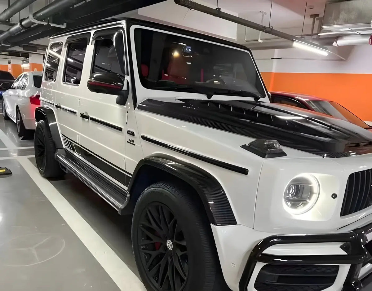 Mercedes-Benz G-Class W464 G63 AMG Carbon Fiber Tire Fender Flares (4-Piece Set 2019-2023) Body Kits & Performance 4