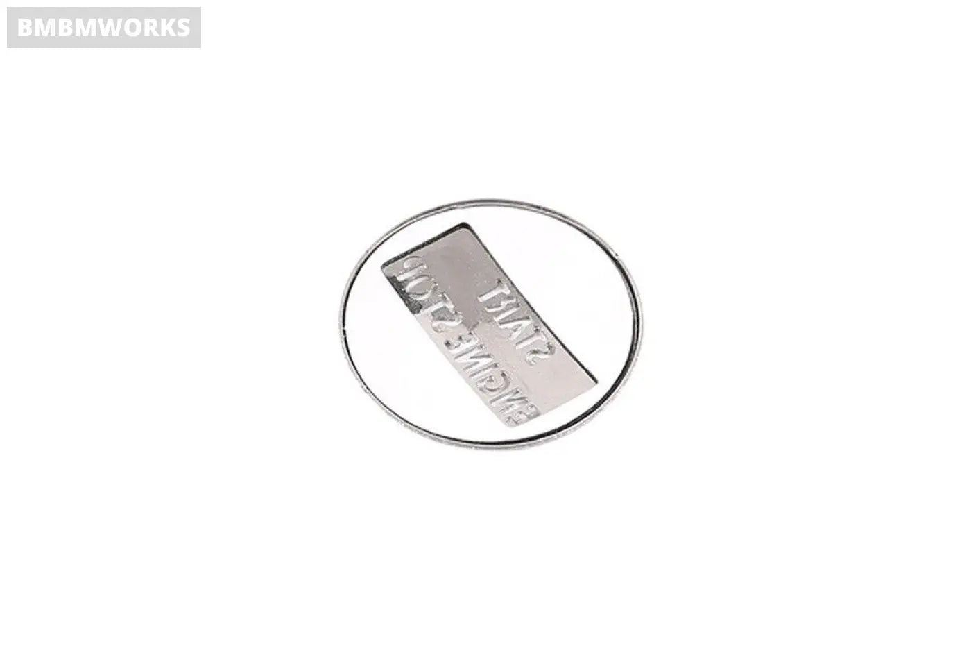 Metal Engine Start Stop Button Land Rover Range Sport L320 2010-13 Silver