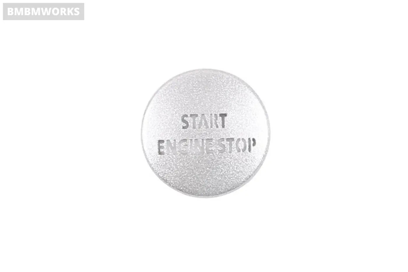 Metal Engine Start Stop Button Land Rover Range Sport L320 2010-13 Silver