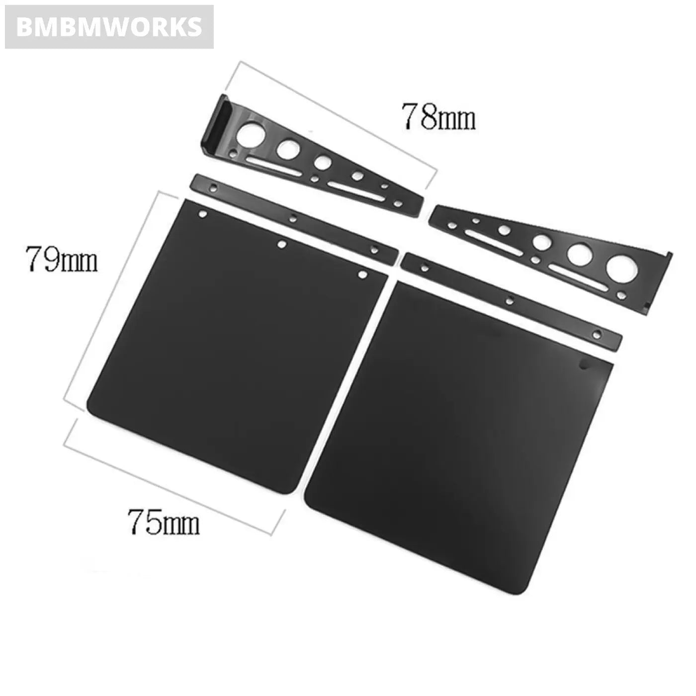 Mud Flaps Fender Decoration Zetor Tamiya 1/14 Rc Truck Tractor Trailer Scania