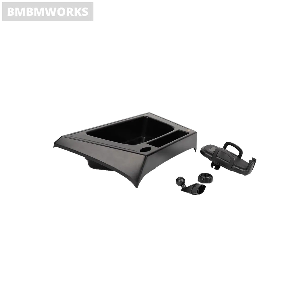 Multi-Mount Phone Holder Dashtray Storage Box System Kit Jeep Wrangler Jk 2012-