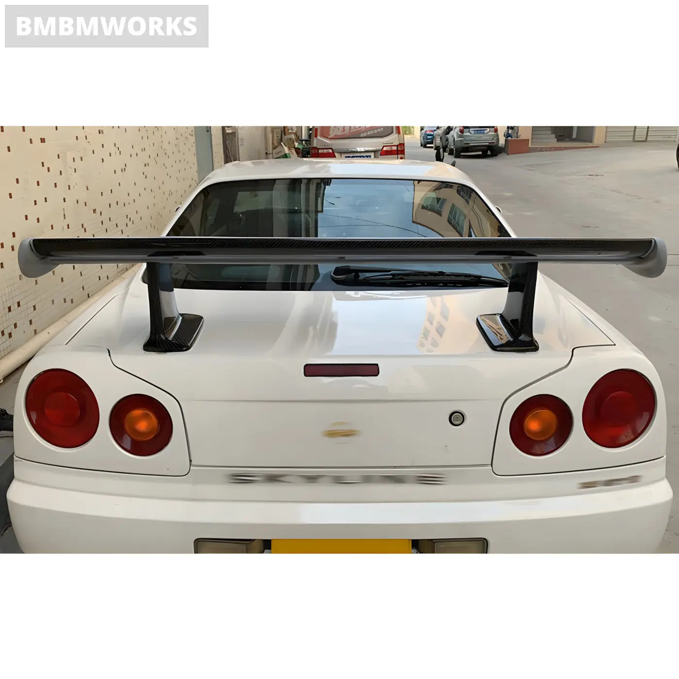 Nissan GT-R R34 GT-T Rear Wing Wet Carbon (1998-2002) Body Kits & Performance 2