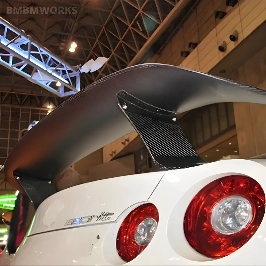 Nissan GT-R R35 Carbon Fiber Esprit-Style Rear Trunk Spoiler Wing (2008-2016) Body Kits & Performance 2