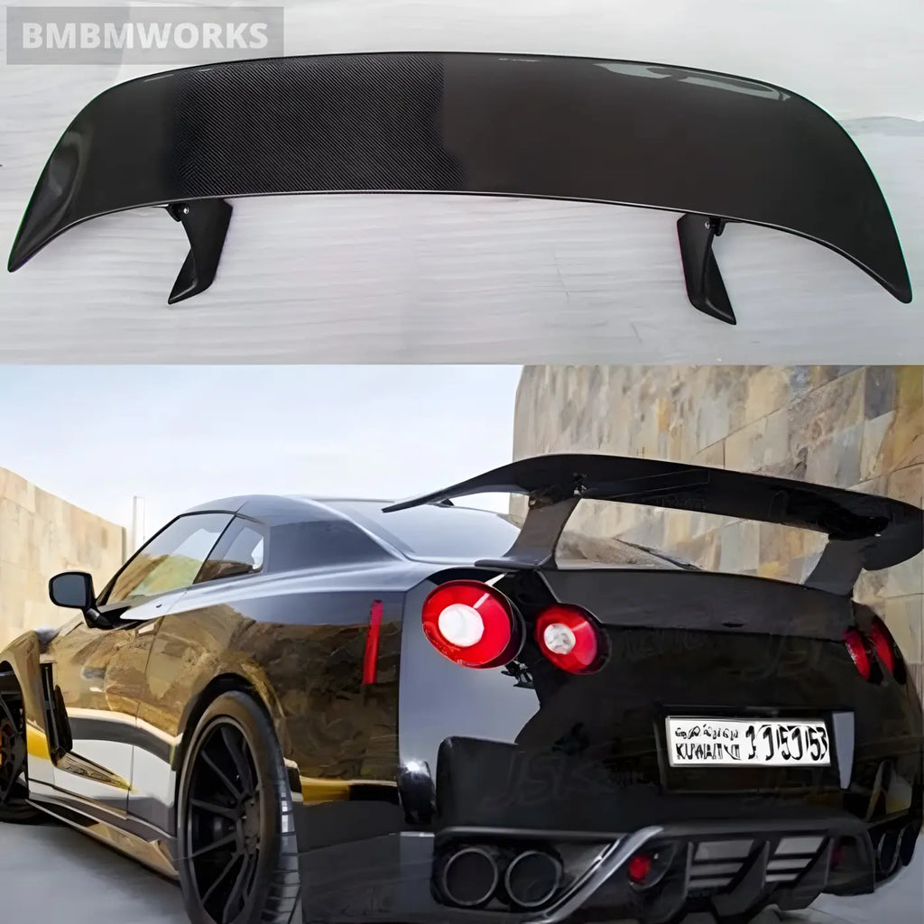 Nissan GT-R R35 Carbon Fiber Esprit-Style Rear Trunk Spoiler Wing (2008-2016) Body Kits & Performance 2