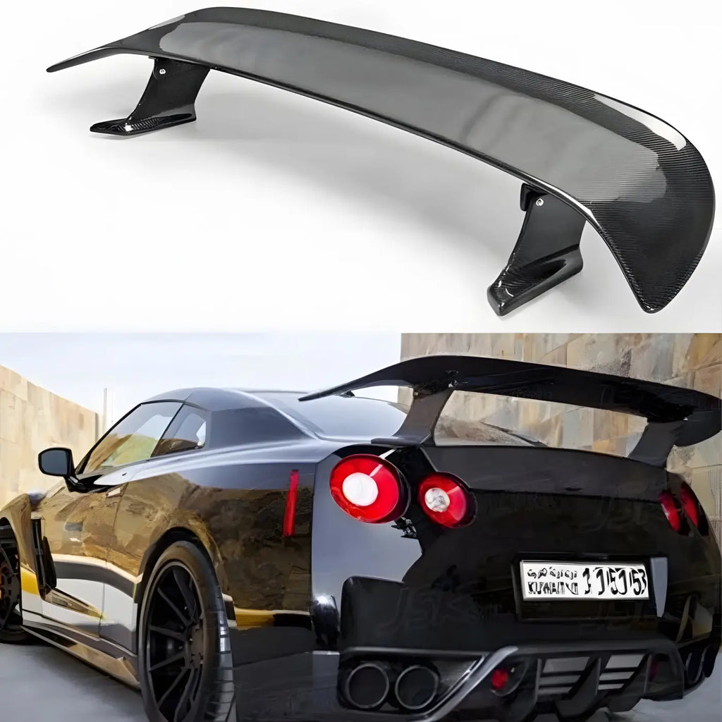 Nissan GT-R R35 Carbon Fiber Esprit-Style Rear Trunk Spoiler Wing (2008-2016) Body Kits & Performance 2