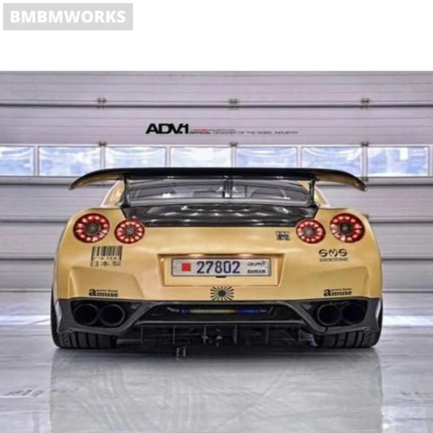 Nissan GT-R R35 Carbon Fiber GT-Style Tail Spoiler (2008-2012) Body Kits & Performance 2