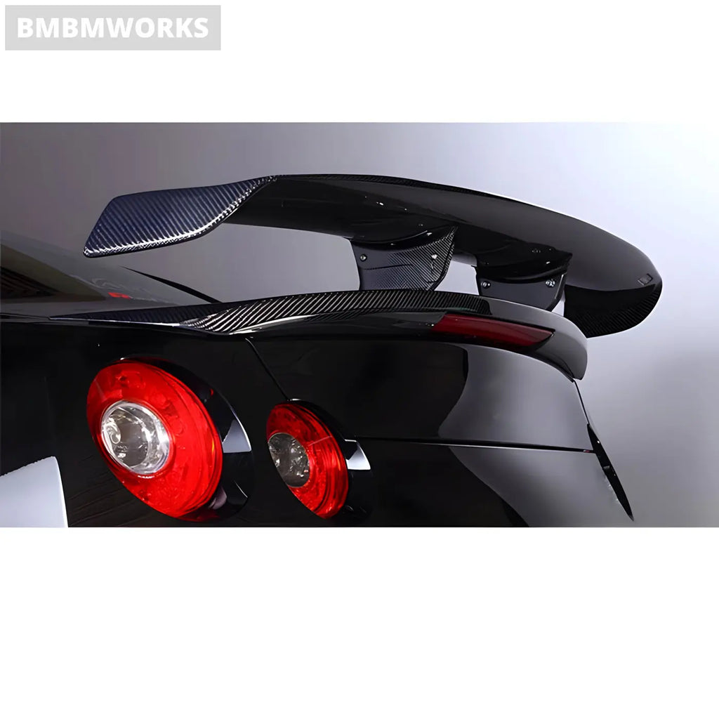 Nissan GT-R R35 V-Hyper Narrow Style Carbon Fiber GT Spoiler (2009-2015) Body Kits & Performance 2