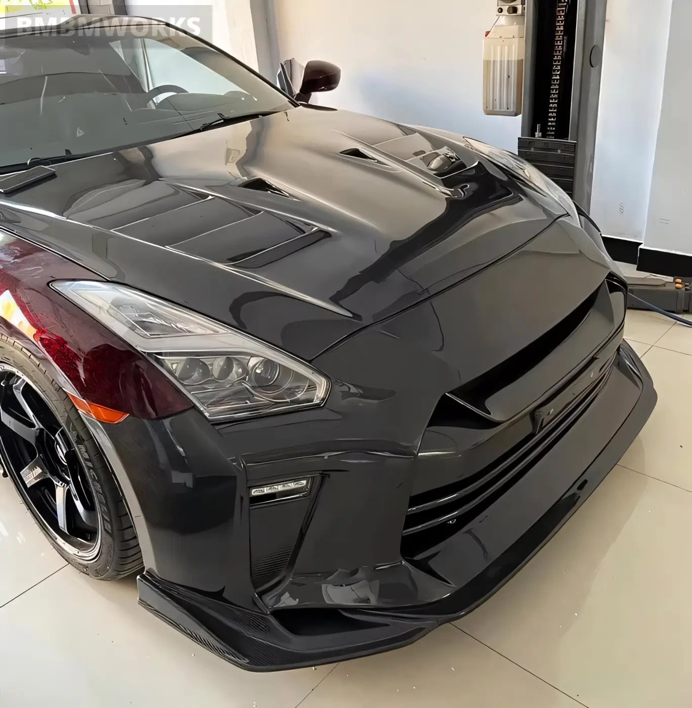 Nissan R35 GT-R Full Carbon Fiber Body Kit (Bumpers Skirts Hood Spoiler) Body Kits & Performance