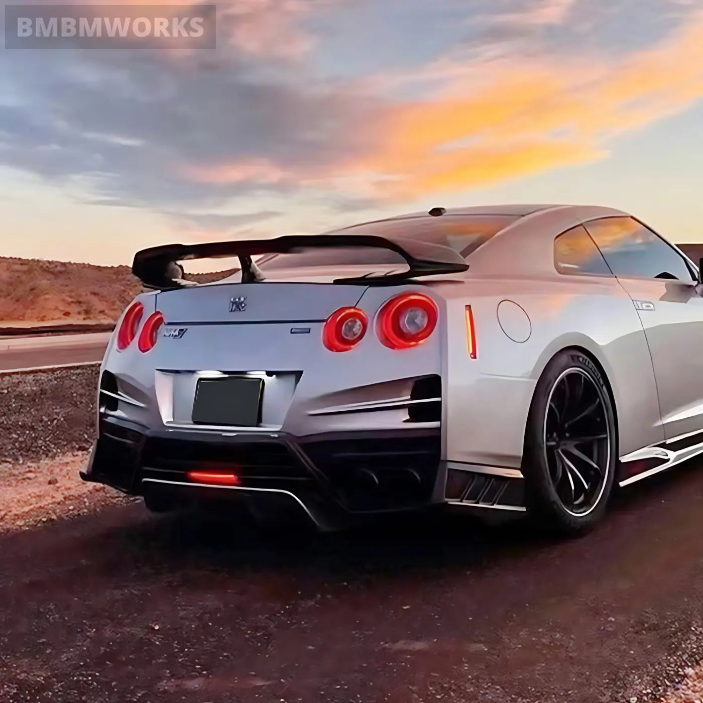 Nissan R35 GT-R V-Style Carbon Fiber Forged FRP Spoiler Body Kits & Performance
