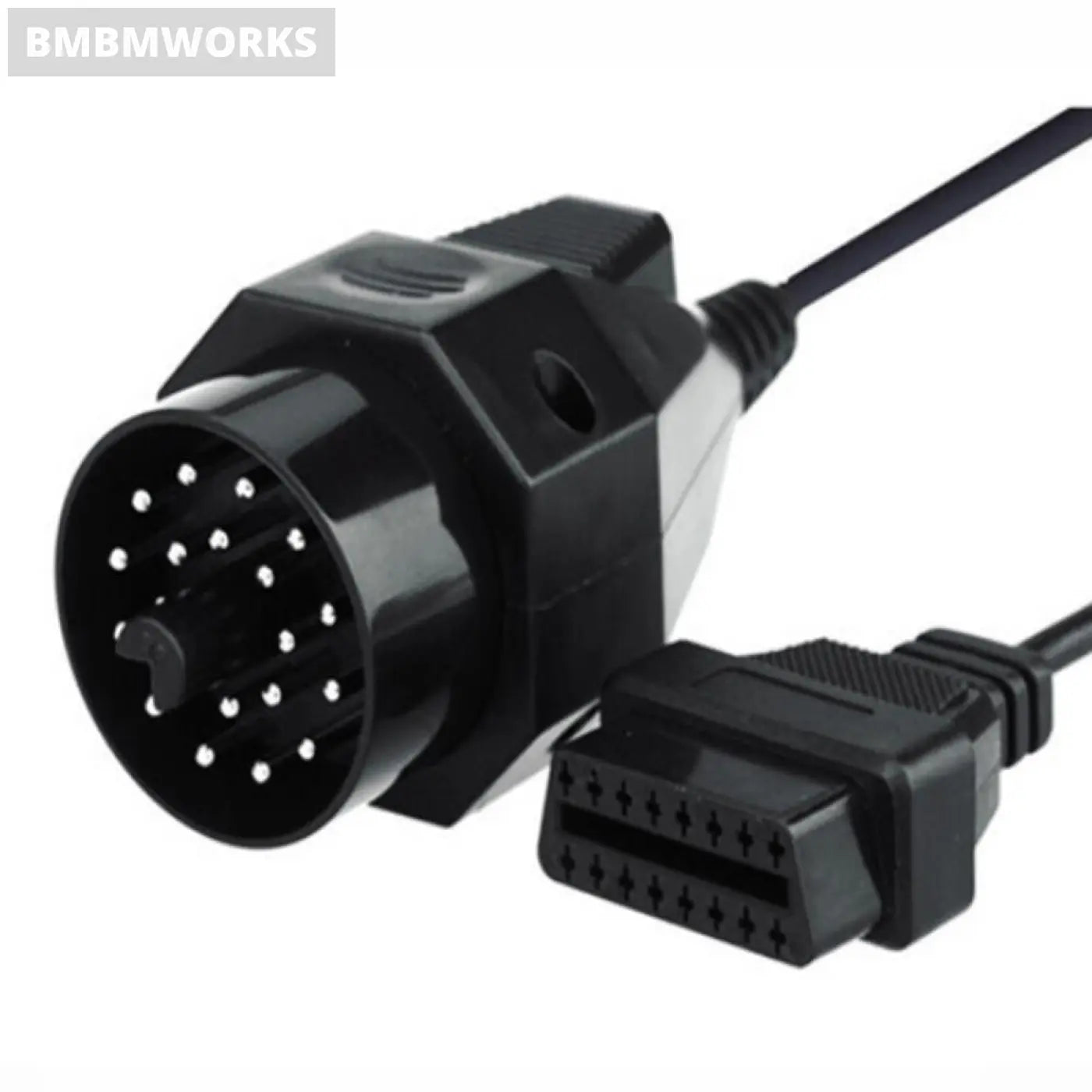 Obd Ii Adapter Bmw 20 Pin To Obd2 16 Extension Cable E36 E39 X5 Z3
