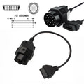 Obd Ii Adapter Bmw 20 Pin To Obd2 16 Extension Cable E36 E39 X5 Z3