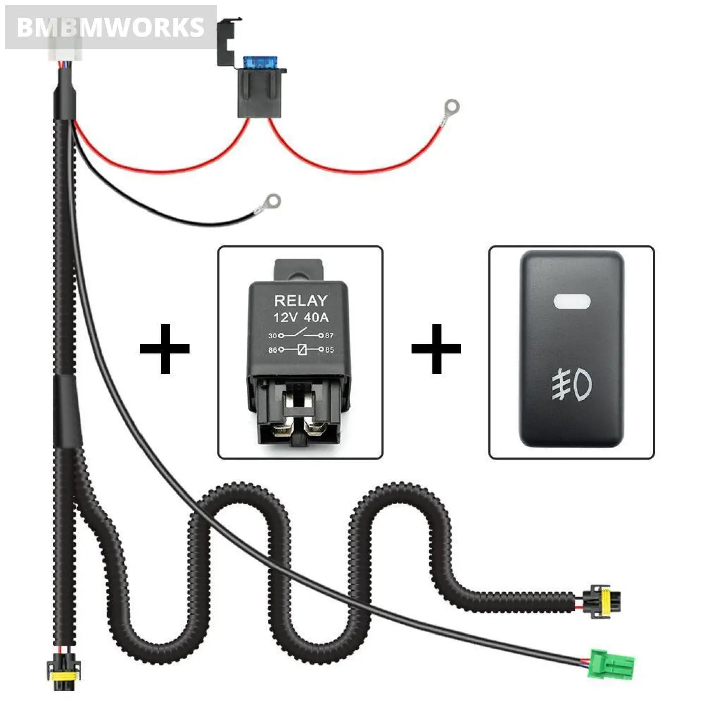 On/Off Switch Wiring Harness Fuse Relay Kits Lexus Gx470 Lx470 Toyota Highlander