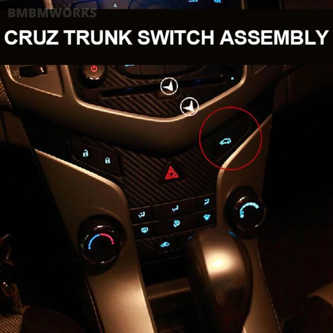 Open/Close Button Trunk Switch Chevrolet Cruze Lhd