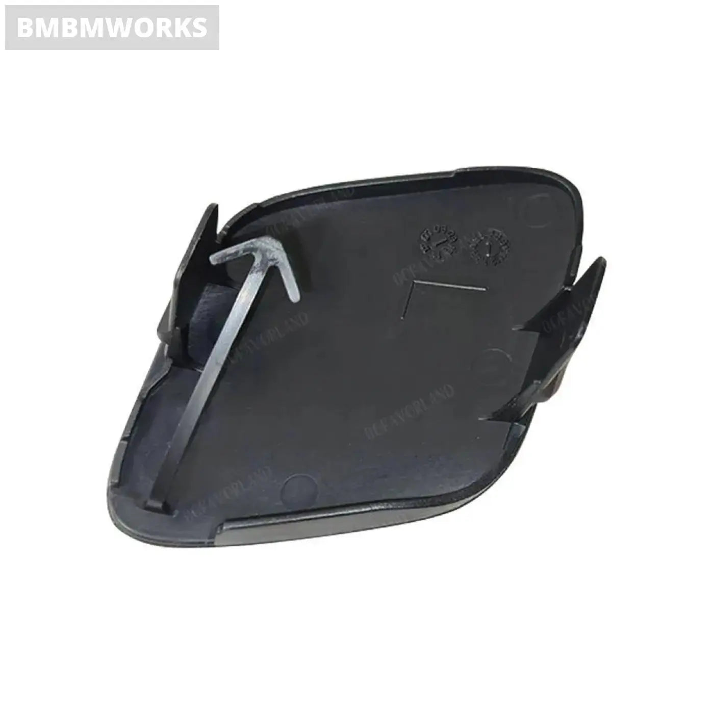 Pair Front Left Right Bumper Tow Hook Eye Caps Trailer Cover Unpainted 53286-059