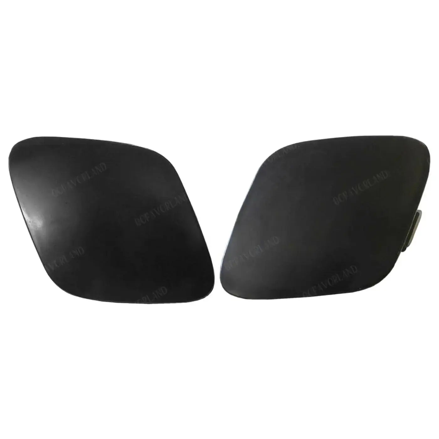 Pair Front Left Right Bumper Tow Hook Eye Caps Trailer Cover Unpainted 53286-059