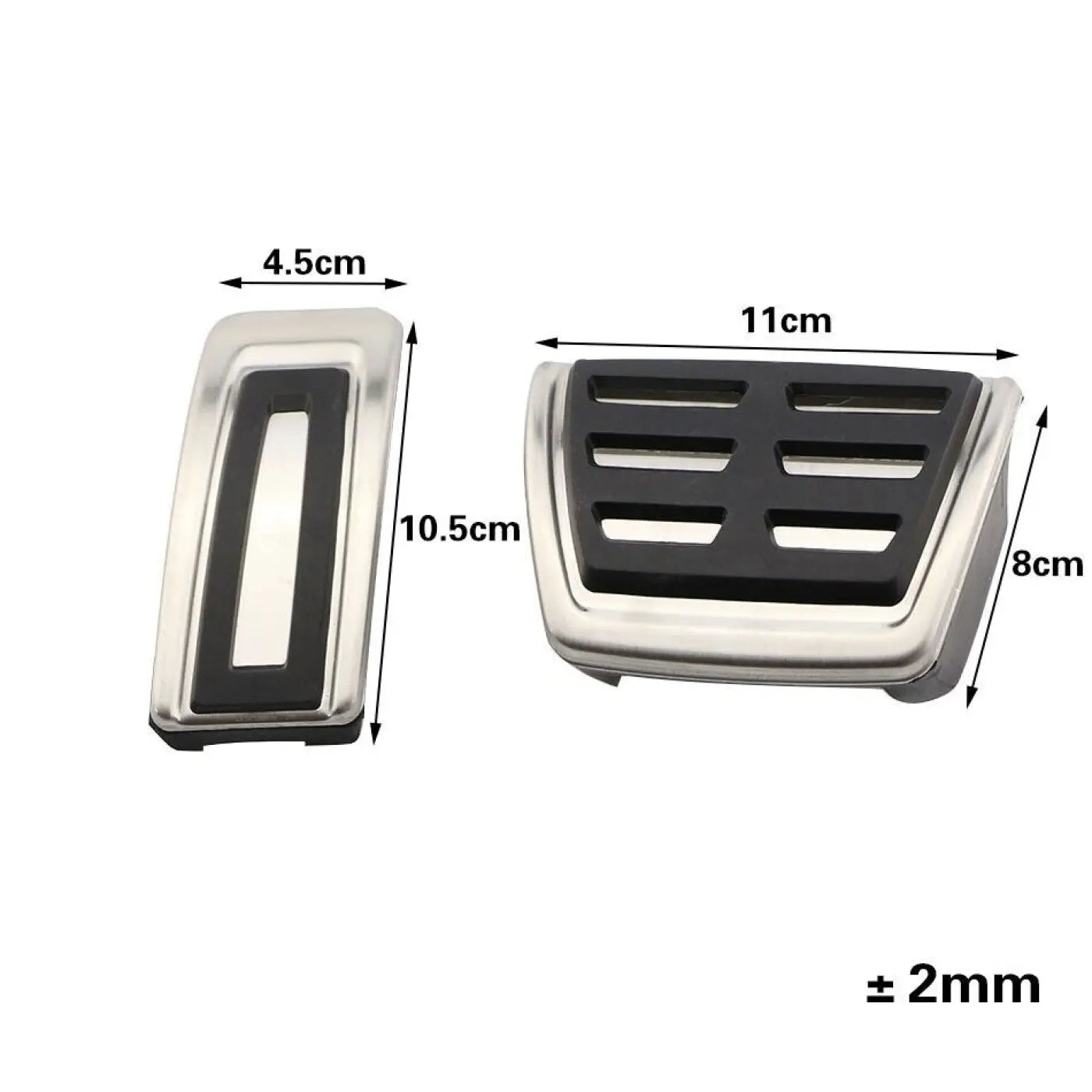 Pedals Foot Brake Gas Pedal Cover For Volkswagen Vw Teramont 2017 - 2024