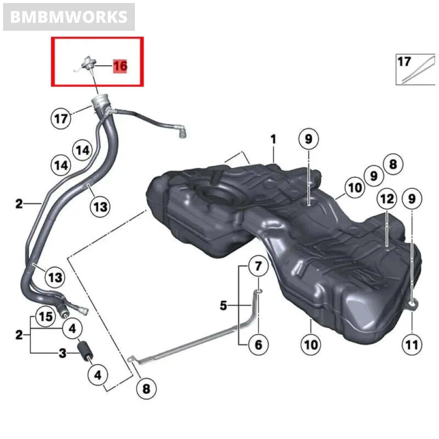Petrol Gas Fuel Tank Cap For Bmw 16117222391 E36 E39 E46 E60 E90 E92 X3 X5 F30