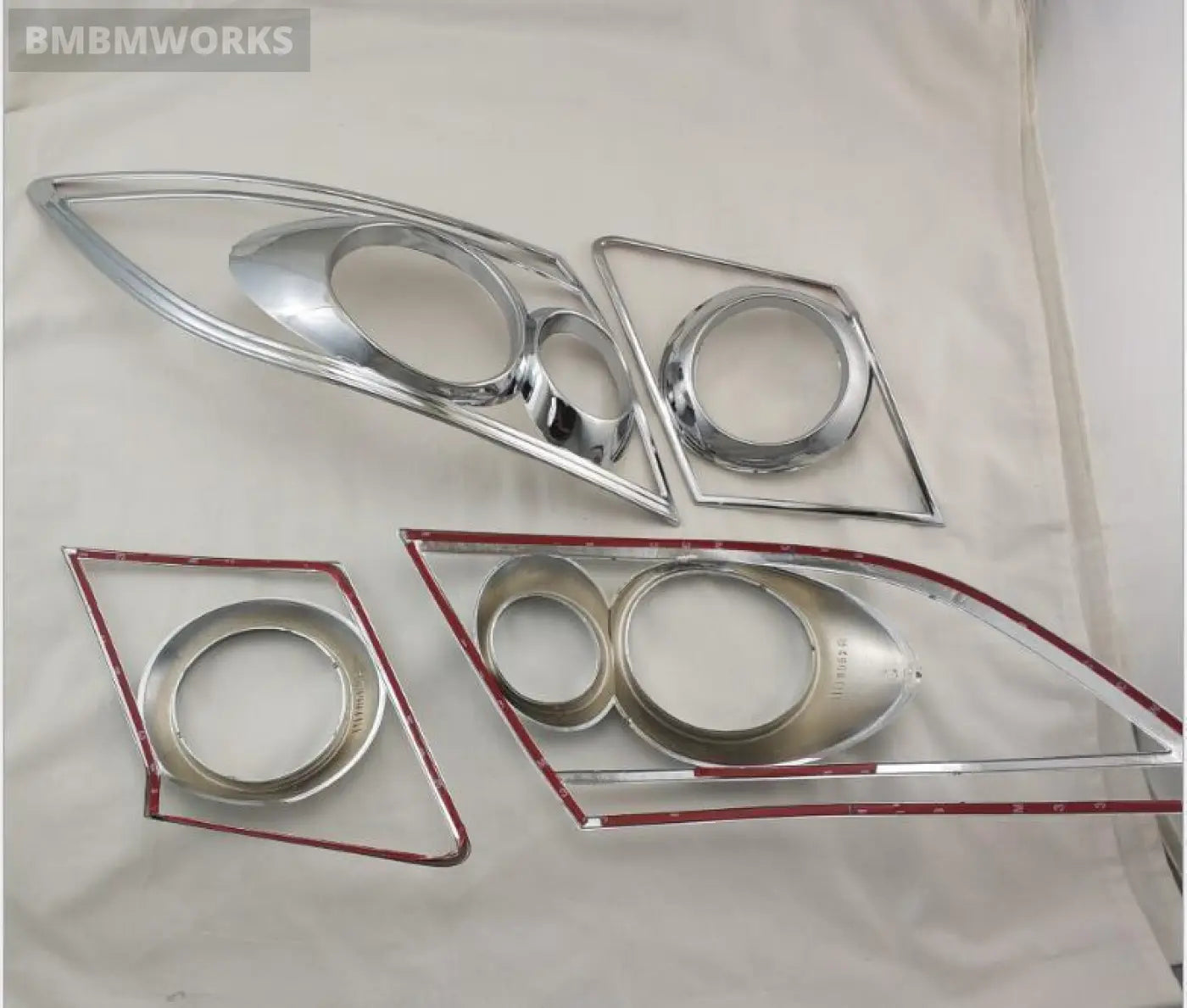 Plating Taillight Cover Headlight Protection Sequins Honda Fit Aria City 2003-12