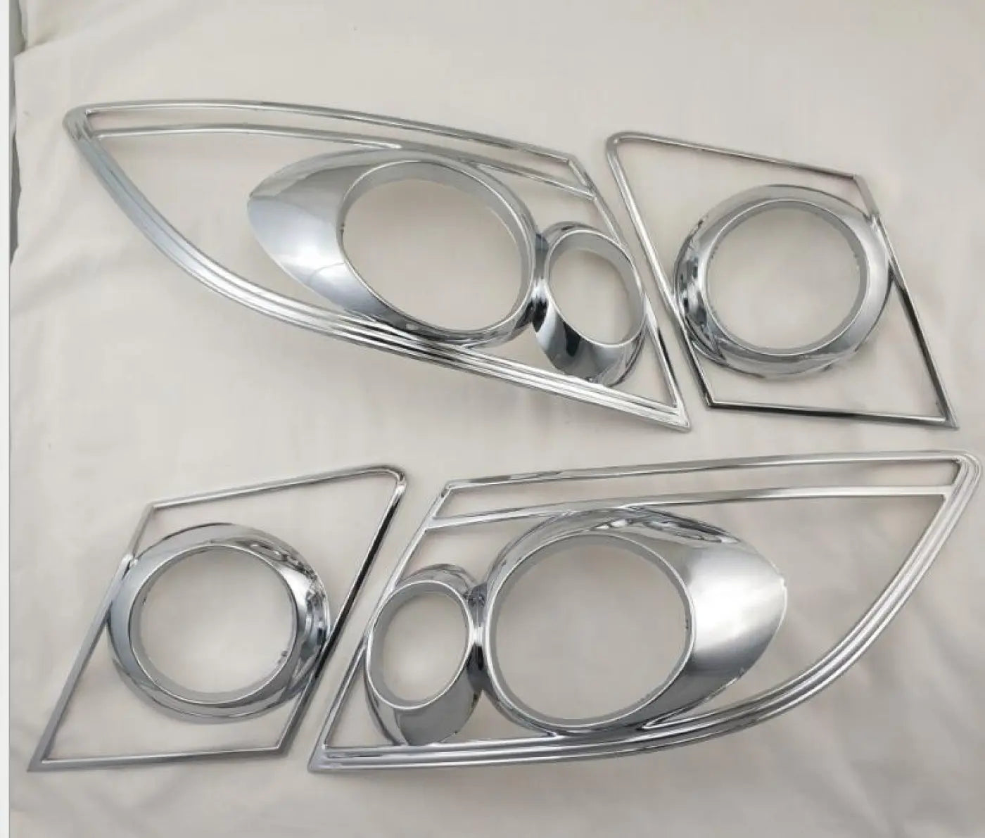 Plating Taillight Cover Headlight Protection Sequins Honda Fit Aria City 2003-12