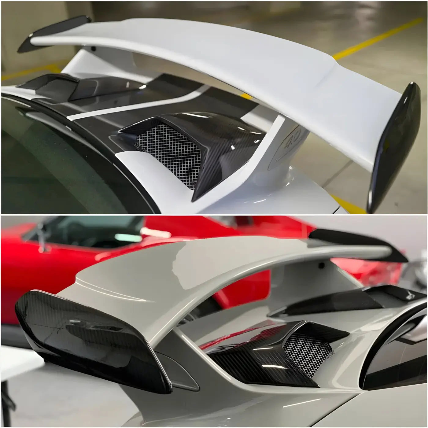 Porsche 911 (991.2) GT3 1 Pair Carbon Fiber Rear Intake Vent Cover Scoops (2017-2019) Body Kits & Performance 4