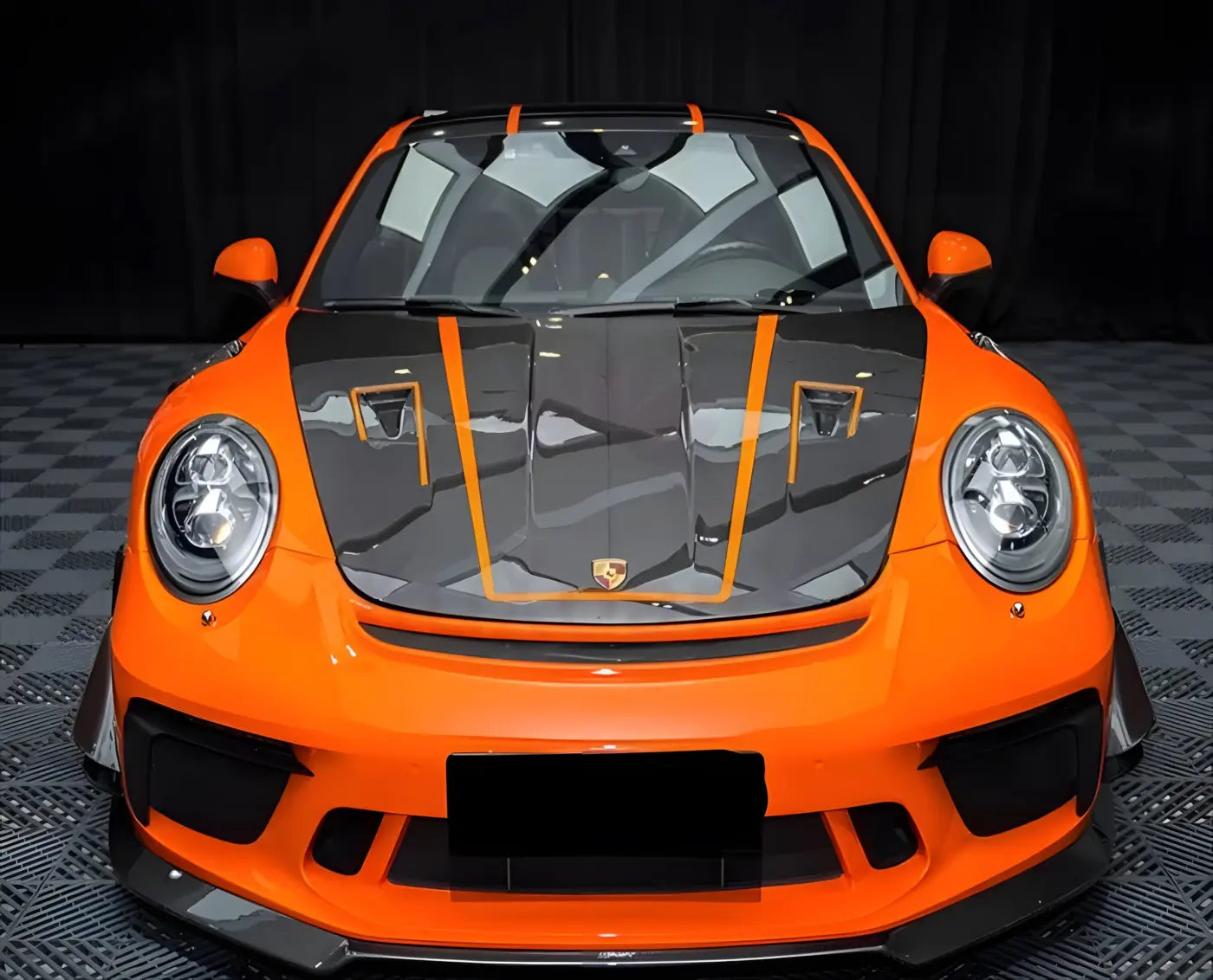 Porsche 911 (991) Carbon Fiber Engine Hood Body Kit Body Kits & Performance 4