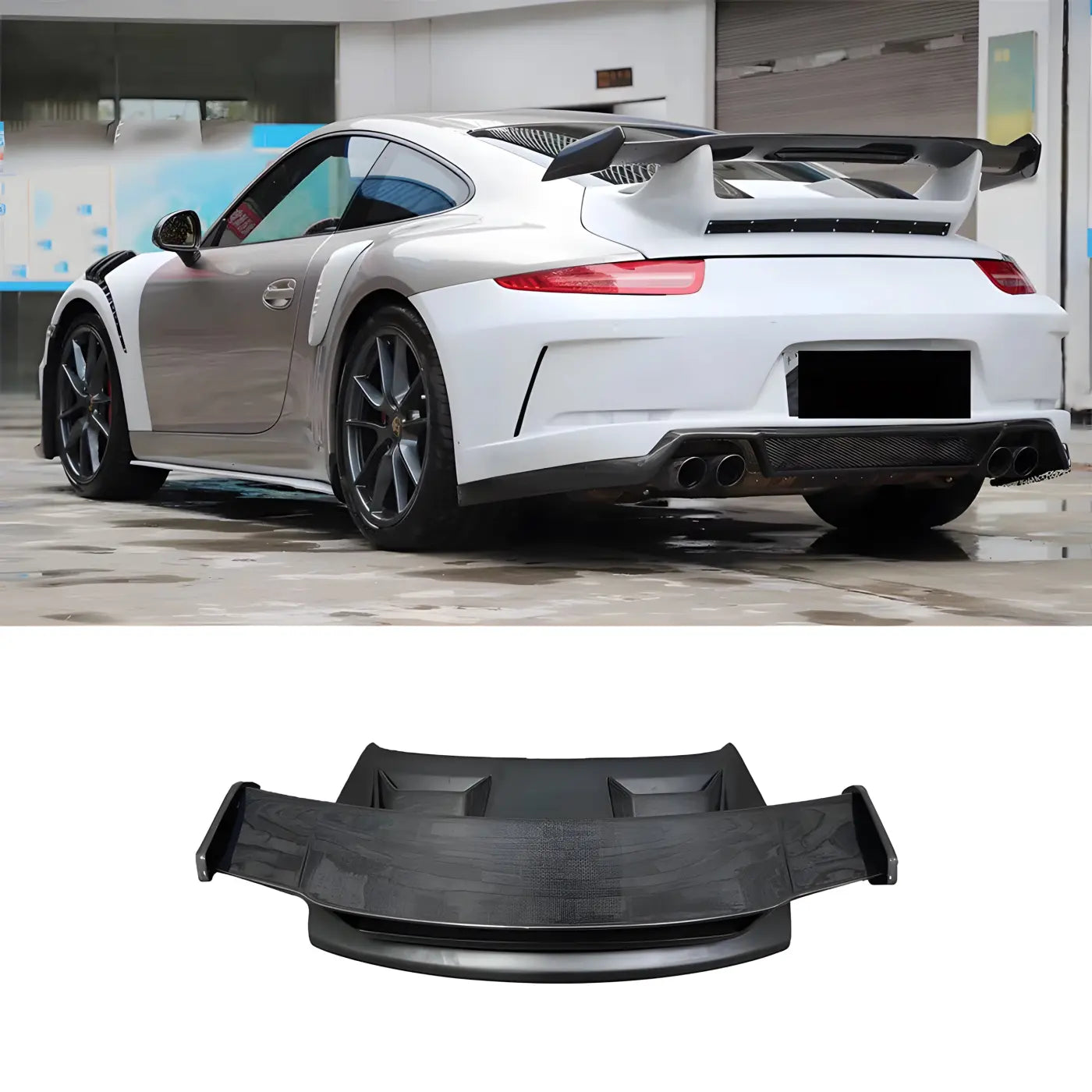 Porsche 911 (991) GT3-Style Carbon Fiber Spoiler / Wing Body Kits & Performance 2