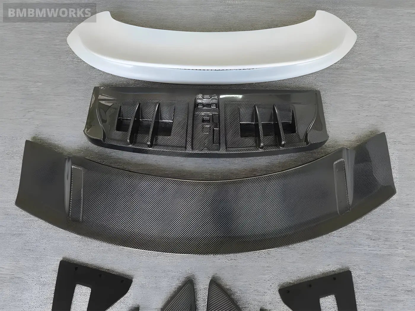 Porsche 911 (992) Carbon Fiber Rear Fender and Rear Spoiler Body Kit Body Kits & Performance 4