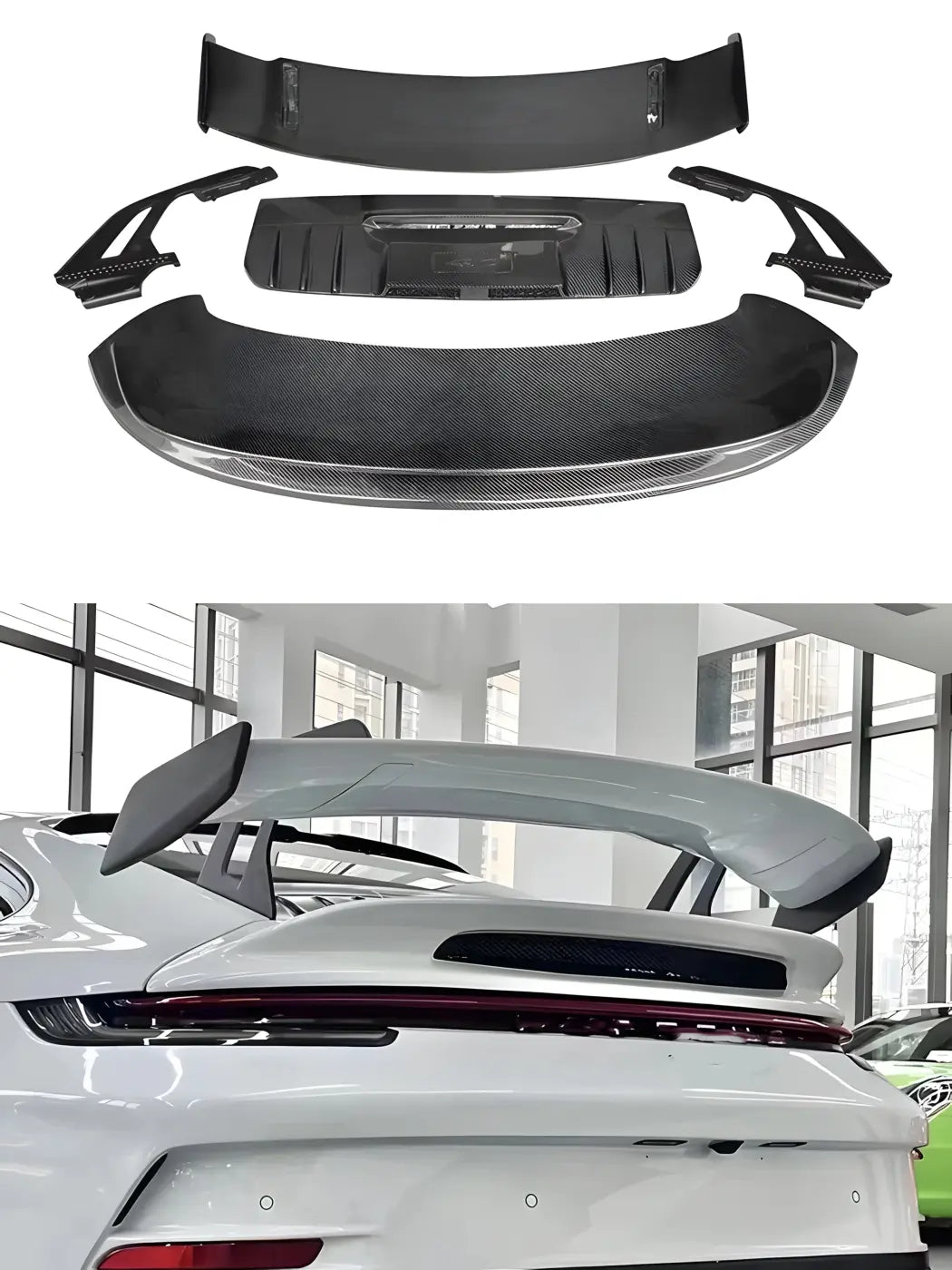 Porsche 911 (992) Forged Carbon Fiber Spoiler / Wing Body Kits & Performance 2