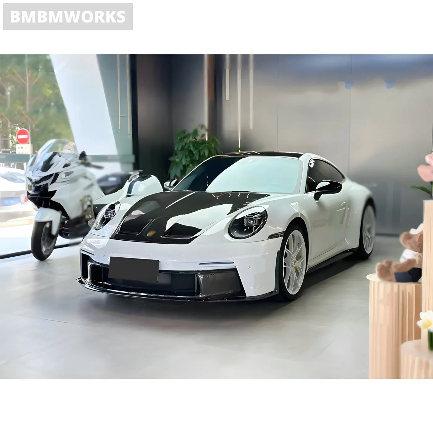 Porsche 911 (992) GT3 Style Forged Carbon Fiber Vented Hood Body Kits & Performance 4